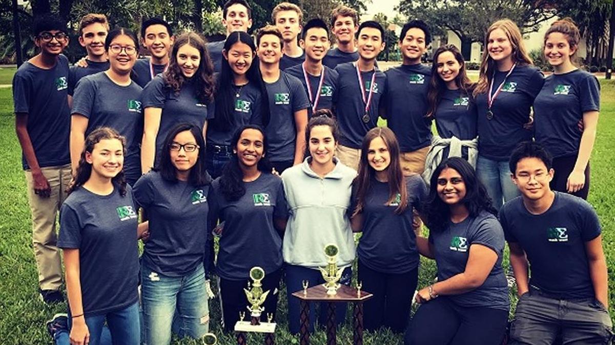 Ransom Everglades School’s math team won fifth place at the Florida Association of Mu Alpha Theta’s Region 5 Competition at Florida Atlantic University in Davie.
