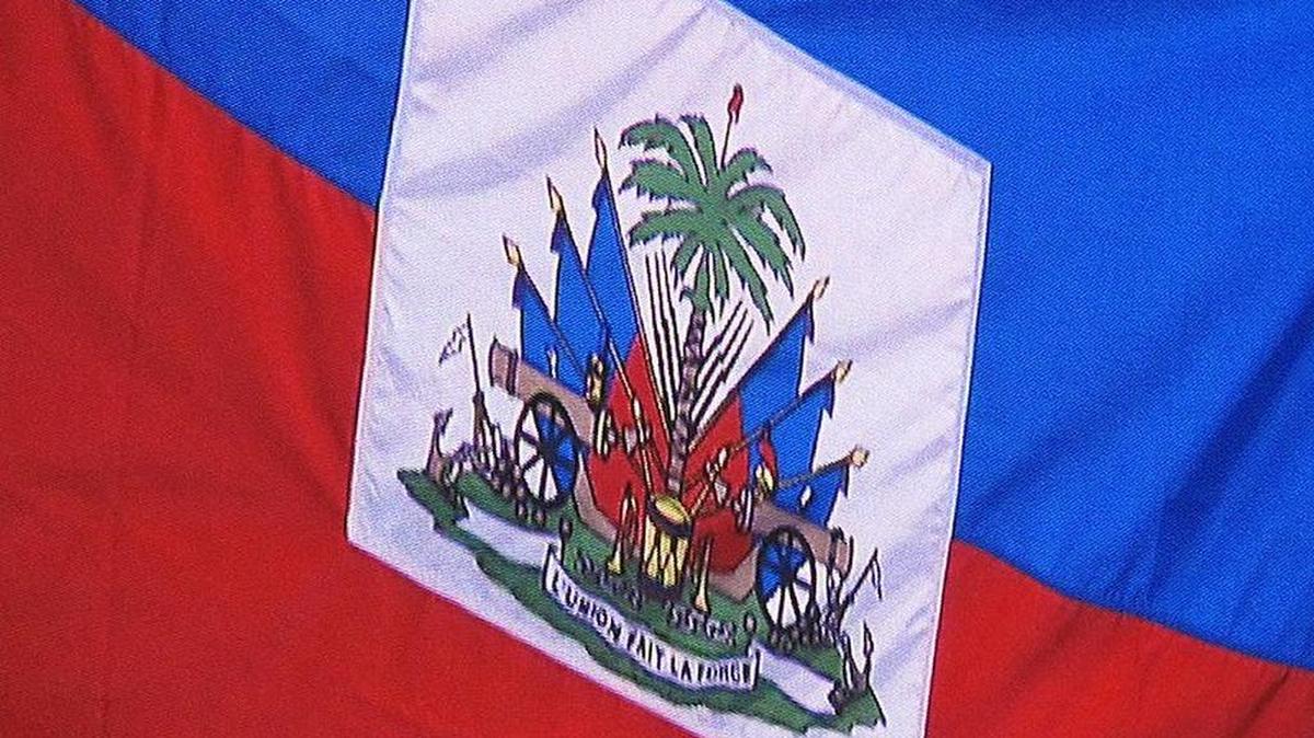 Haitian flag.