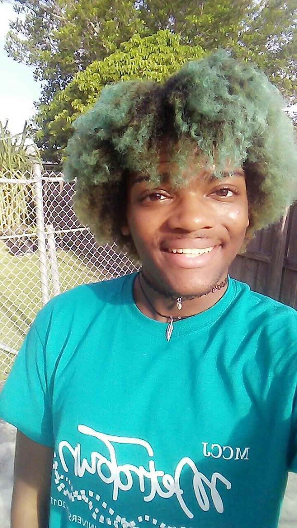 Trevon Burrow, 17, participated in Camp MetroTown at St. Thomas University, discussing subjects like race, sexuality and gender with other students from across Miami-Dade.