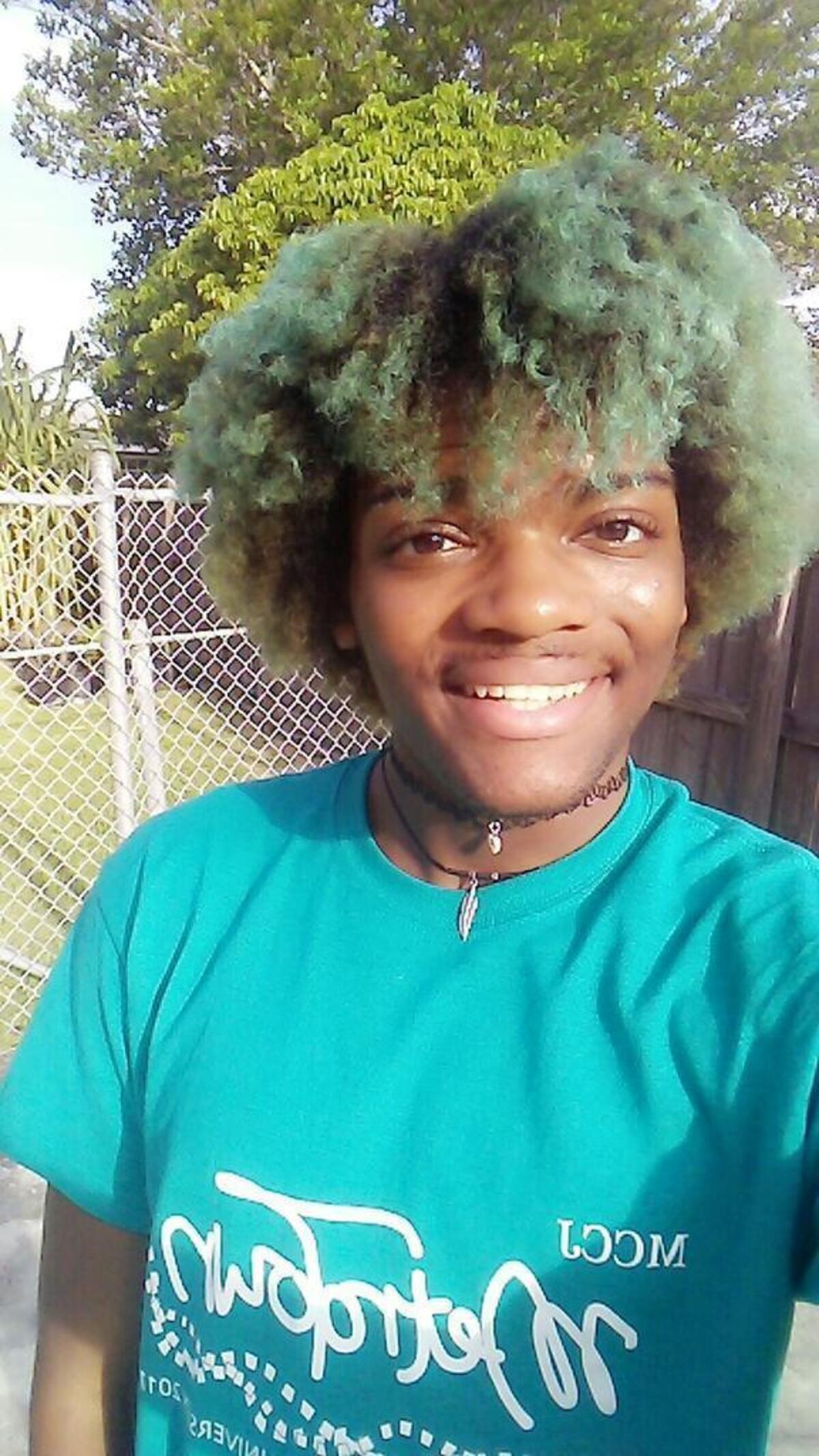 Trevon Burrow, 17, participated in Camp MetroTown at St. Thomas University, discussing subjects like race, sexuality and gender with other students from across Miami-Dade.