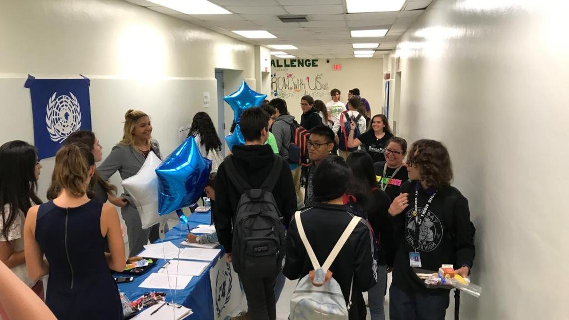 Cutler Bay High School students recently hosted their 2017 Club Rush that featured presentations, open conversations and materials surrounding 30 school-wide clubs.