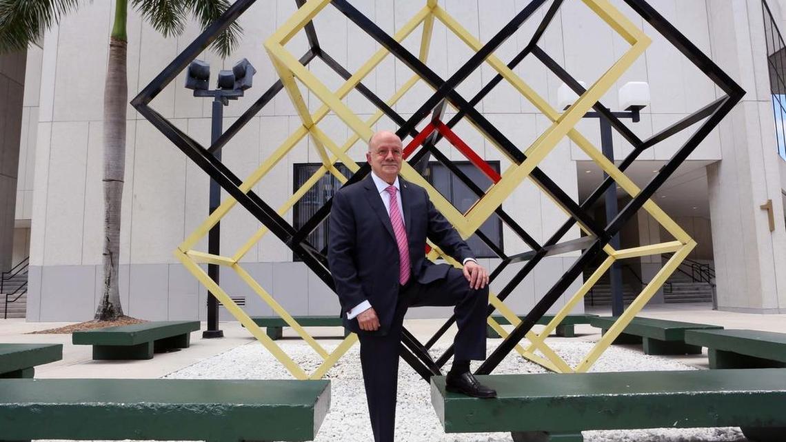 Eduardo Padron, president of Miami Dade College, at MDC Wolfson Campus on Friday, June 3, 2016.