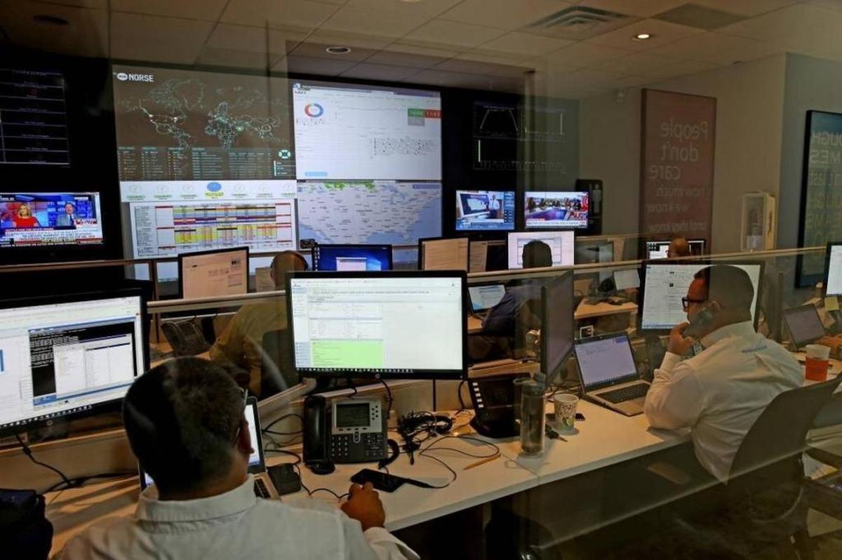 The operations center at United Data Technologies, the cybersecurity company that investigated the attempted hackings.
