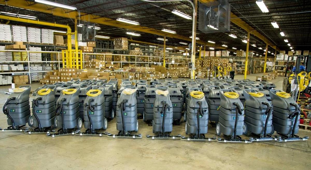 New cleaning equipment purchased by the Miami-Dade school district.
