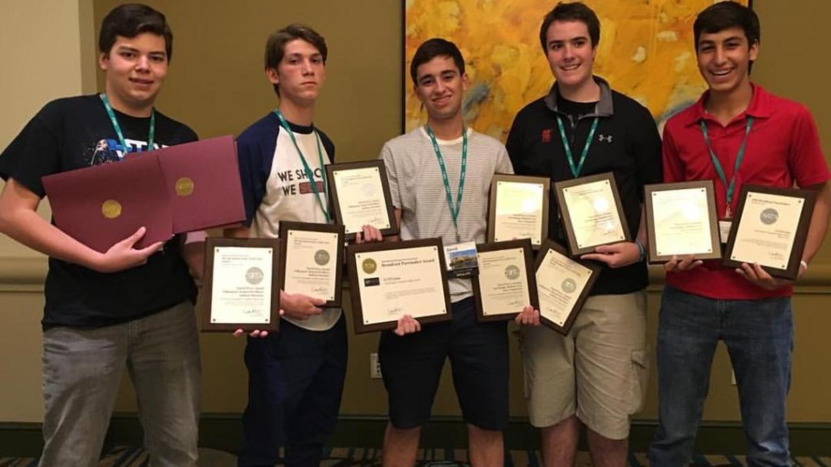 Christopher Columbus High School students were recognized by the National Scholastic Press Association for their project submissions at the 2015 convention in Orlando.