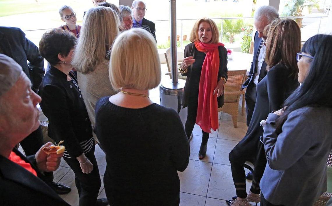 Students from Francinelee Hand’s 1961-62 third-grade class at Sabal Palm Elementary gather for a reunion at La Gorce Country Club on Saturday, January 20, 2018.