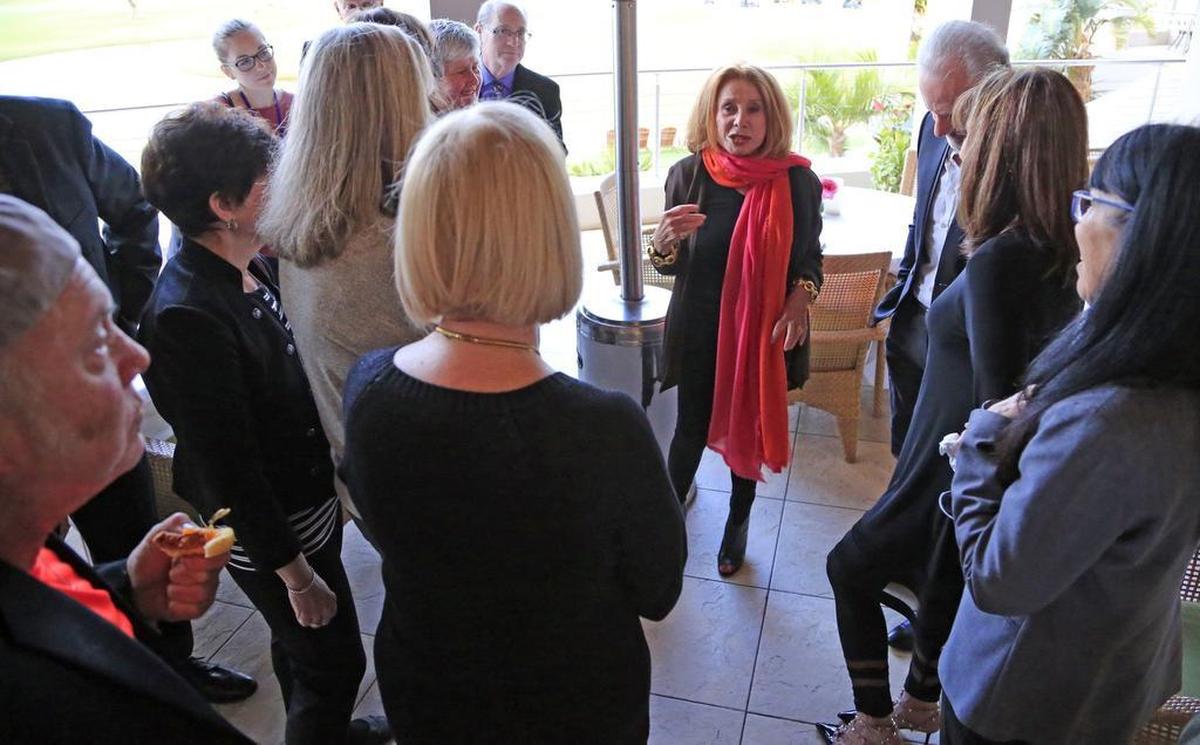Students from Francinelee Hand’s 1961-62 third-grade class at Sabal Palm Elementary gather for a reunion at La Gorce Country Club on Saturday, January 20, 2018.