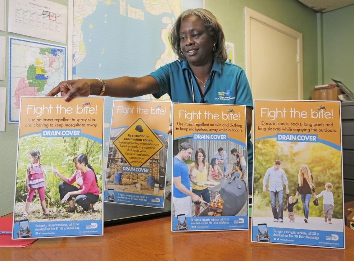 Miami-Dade County Senior Division Director Gayle Love has helped revamp an ad campaign aimed at getting the public to be on the watch for standing water where mosquitoes breed.