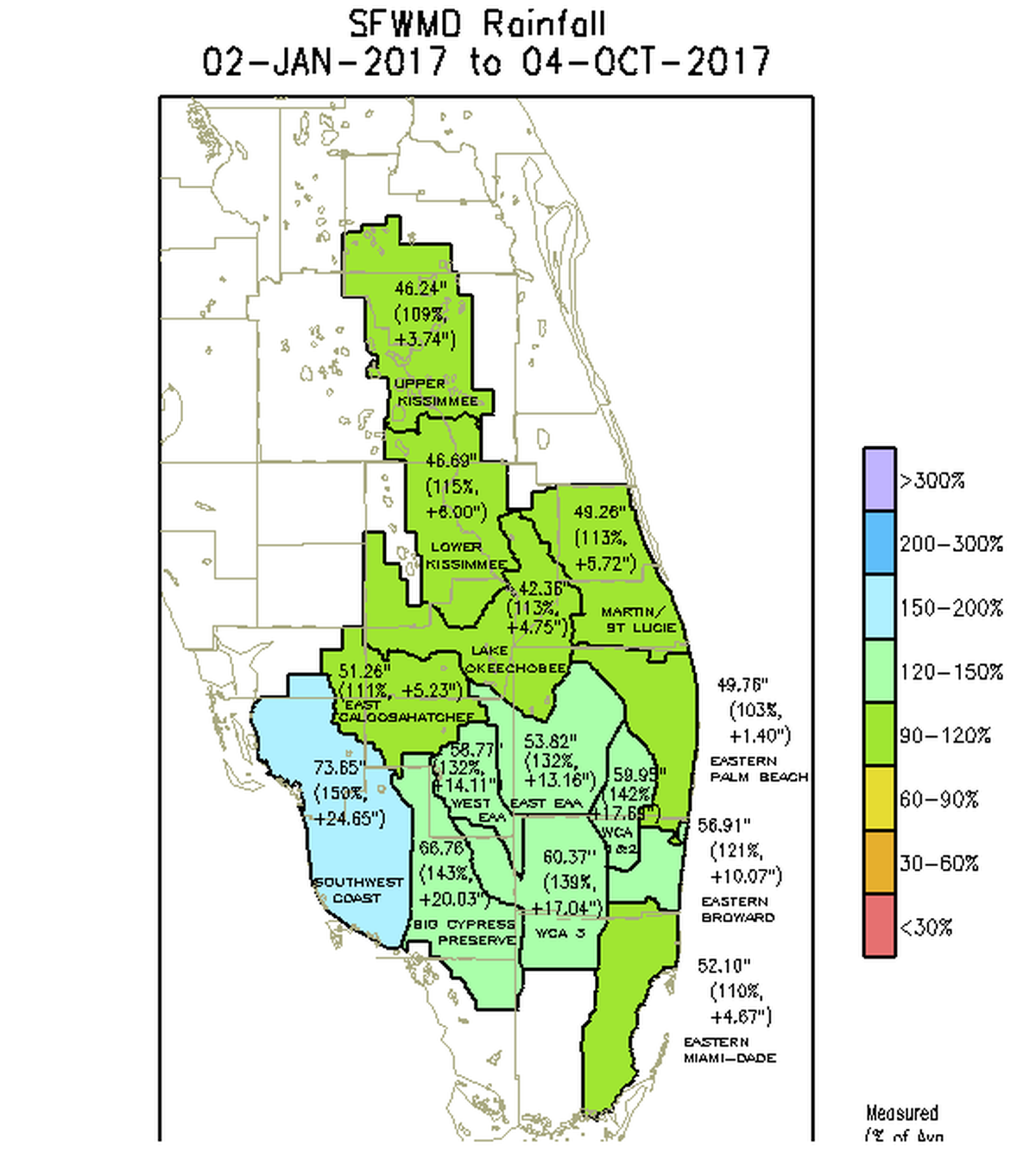 A soggy wet season and flurry hurricane season have made South Florida the wettest it’s been in 86 years, South Florida Water Management District spokesman Randy Smith said this week.