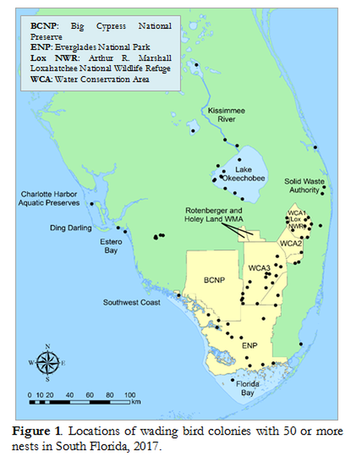 The number of wading bird nests in South Florida increased in 2017 thanks to a record rainy season in 2016 that produced a bounty of fish. But some birds used to measure the success of Everglades Restoration continue to move north and out of historic nesting grounds because conditions are too dry.