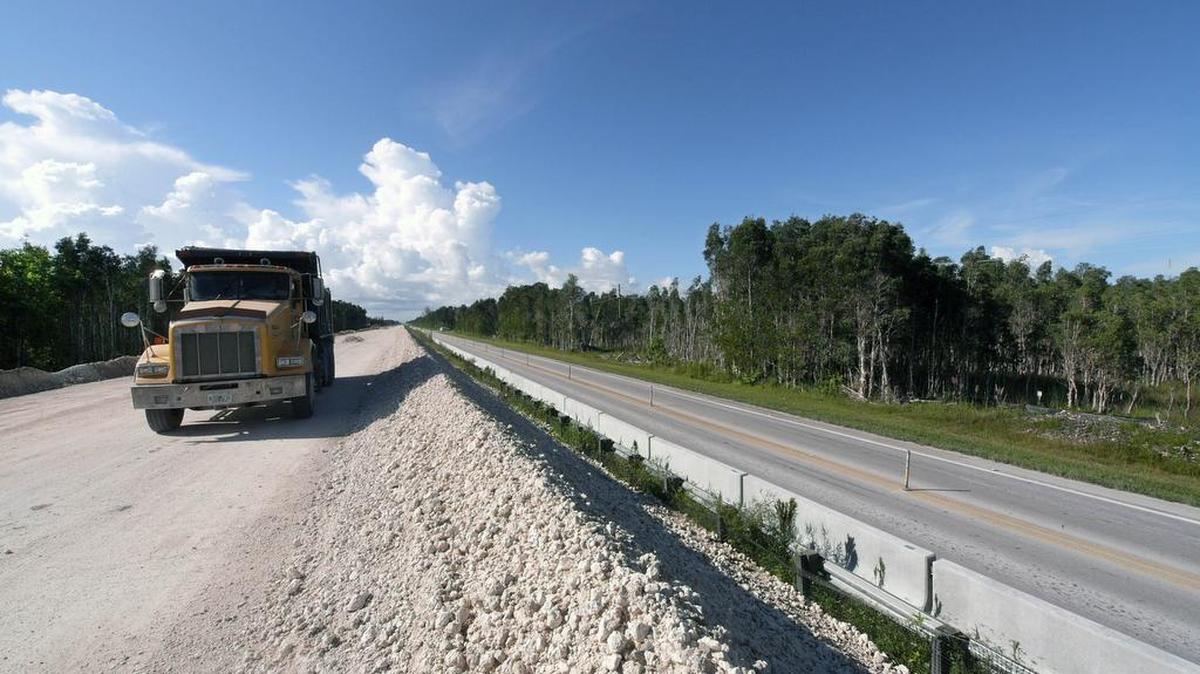 Transportation officials say the widening of Krome Avenue will make it safer.