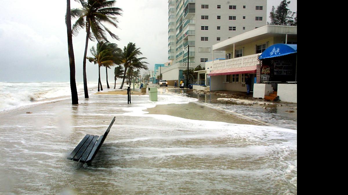 
Under climate change projections, rising sea levels could make storm surge during hurricanes worse. A new study projects the amount of private property on Florida coasts that floods at high tide could climb by $69 billion by 2030.

