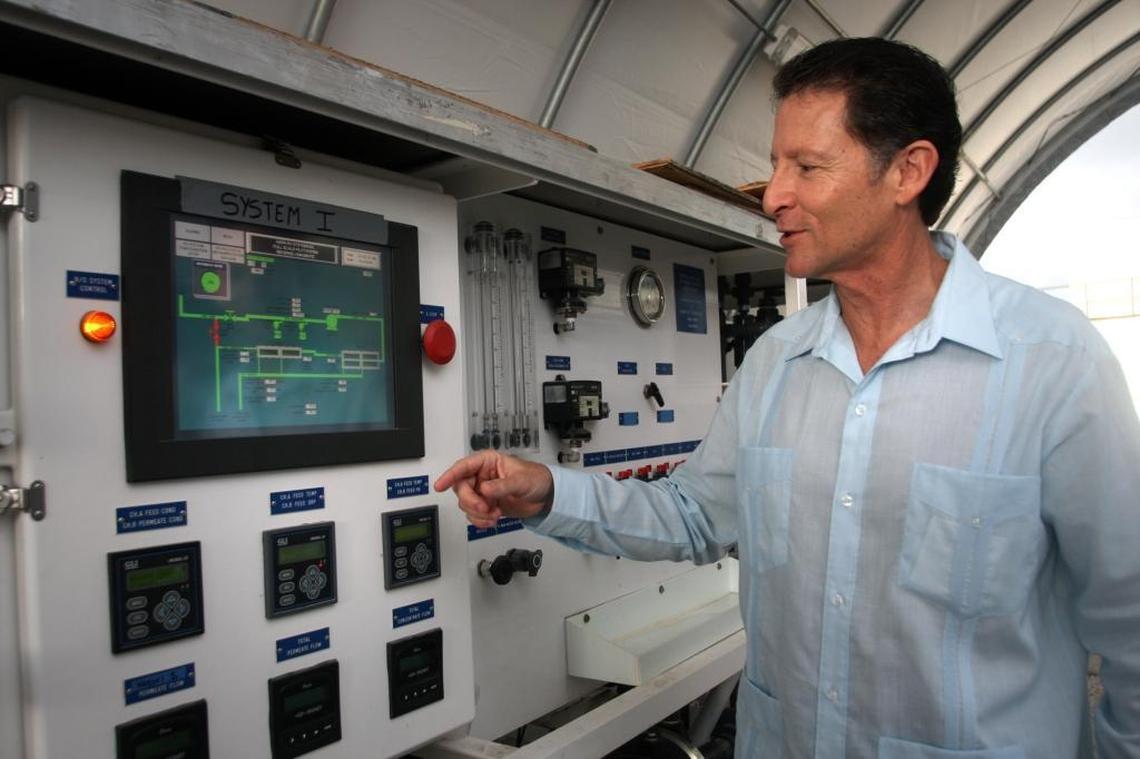 In 2009, John Renfrow, director of the Miami-DAde Water & Sewer Department, unveiled a water reclamation plant to treat wastewater for irrigation and other uses. The county must reuse 117 million gallons a day by 2025 and had planned on sending it to cooling towers for new reactors at Turkey Point, but the reactors are now on hold.