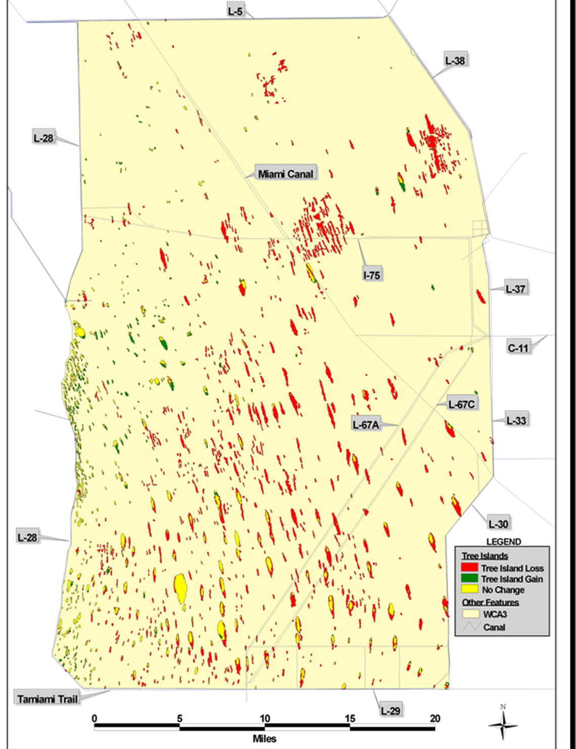 Since the 1940s, about 60 percent of the tree islands that provide habitat for wildlife and nesting birds have been wiped out by flood control. High water that has left many of the islands flooded since June, a prolonged period not seen since the 1990s, is now threatening to drown them.
