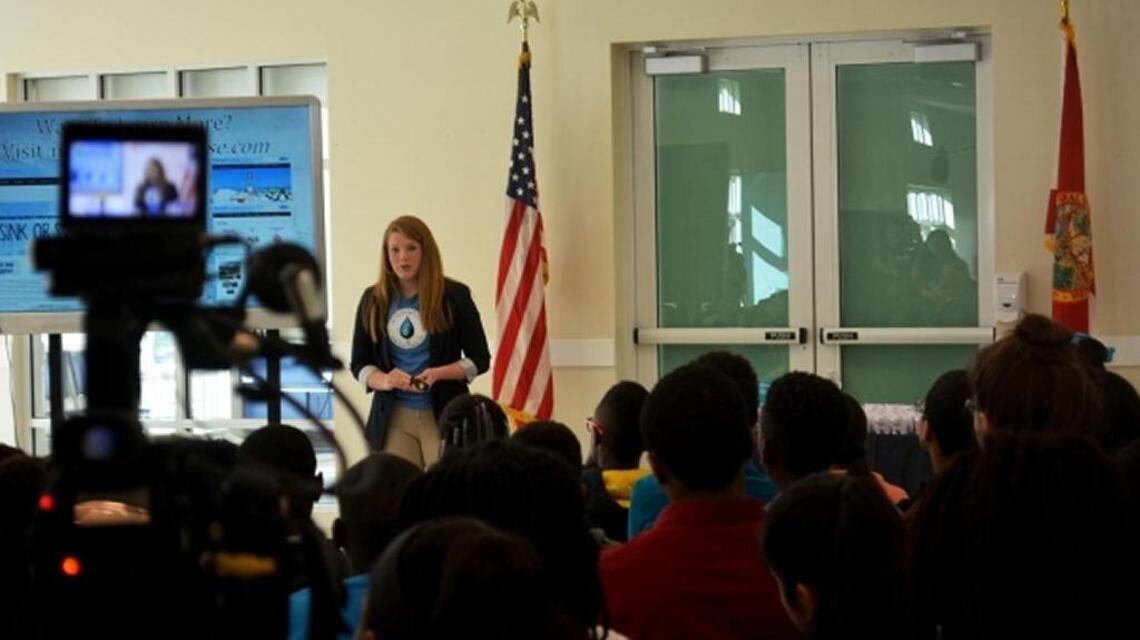 Pinecrest teen teaches others of dangers of sea rise, climate change