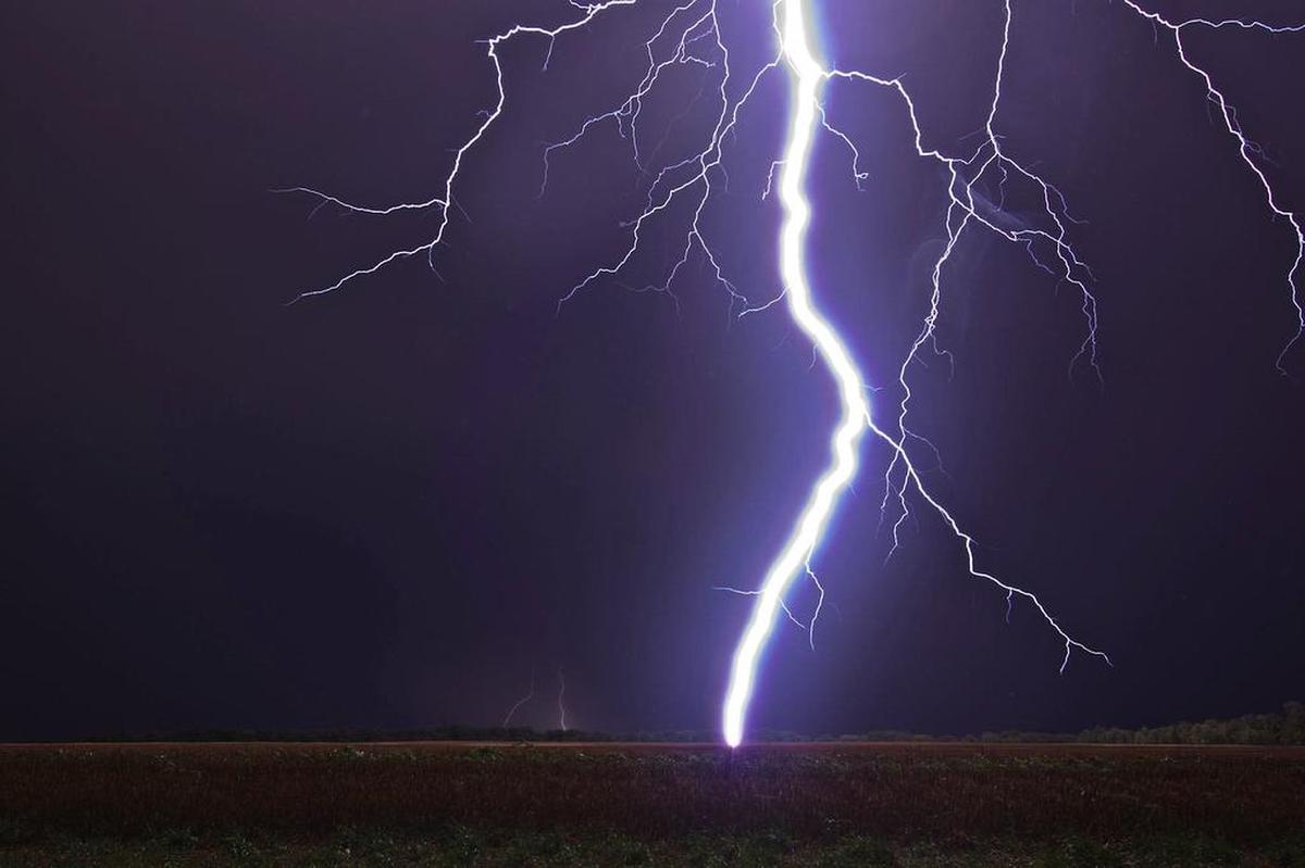 The ice crystals in a cloud and water droplets in warm air collide during a storm to charge the air and create lightning. Florida’s muggy climate and sea breezes provide the perfect storm to make one of the densest places in the country for lightning strikes.