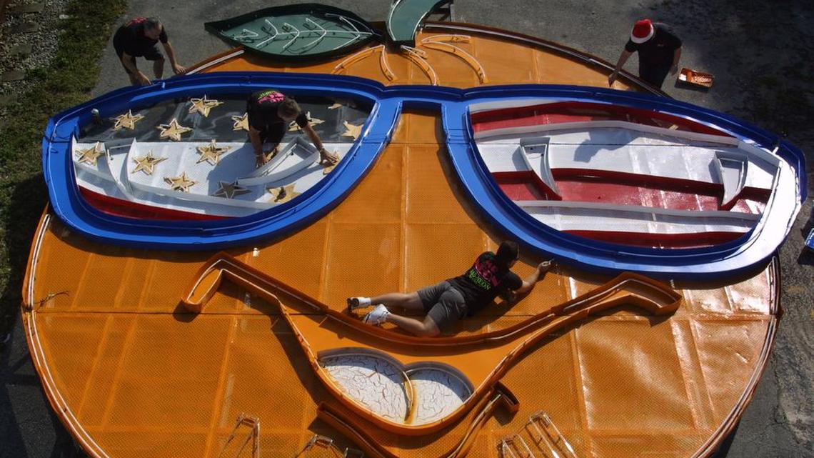 The Big Orange will rise in downtown Miami to ring in 2017.