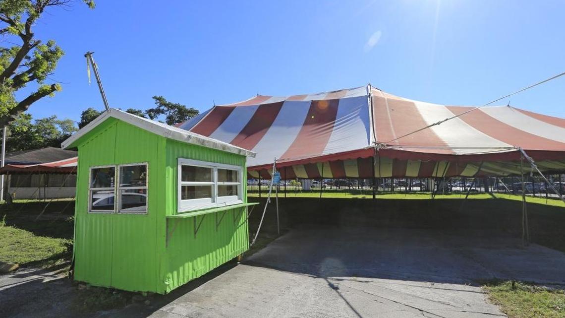 The lot is empty of Christmas trees at the Boys & Girls Club, 2805 SW 32nd Ave.