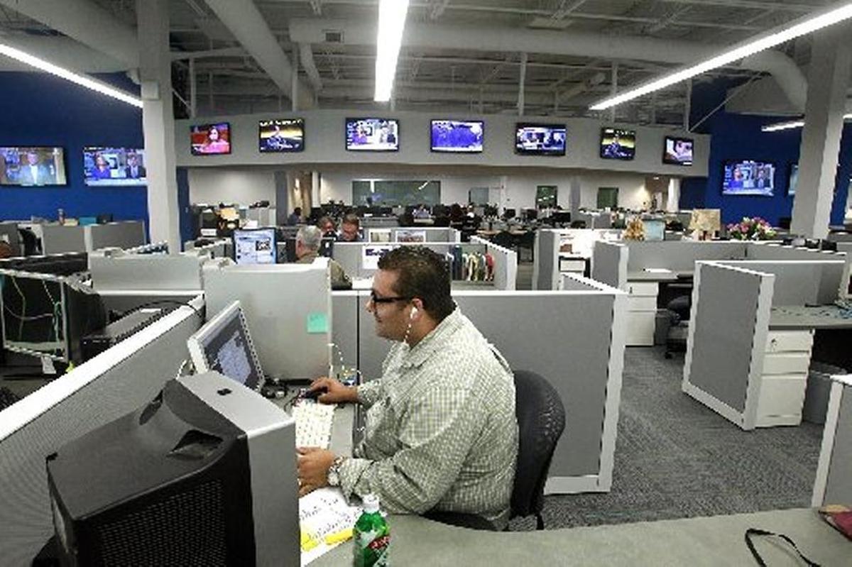 The new Doral newsroom.