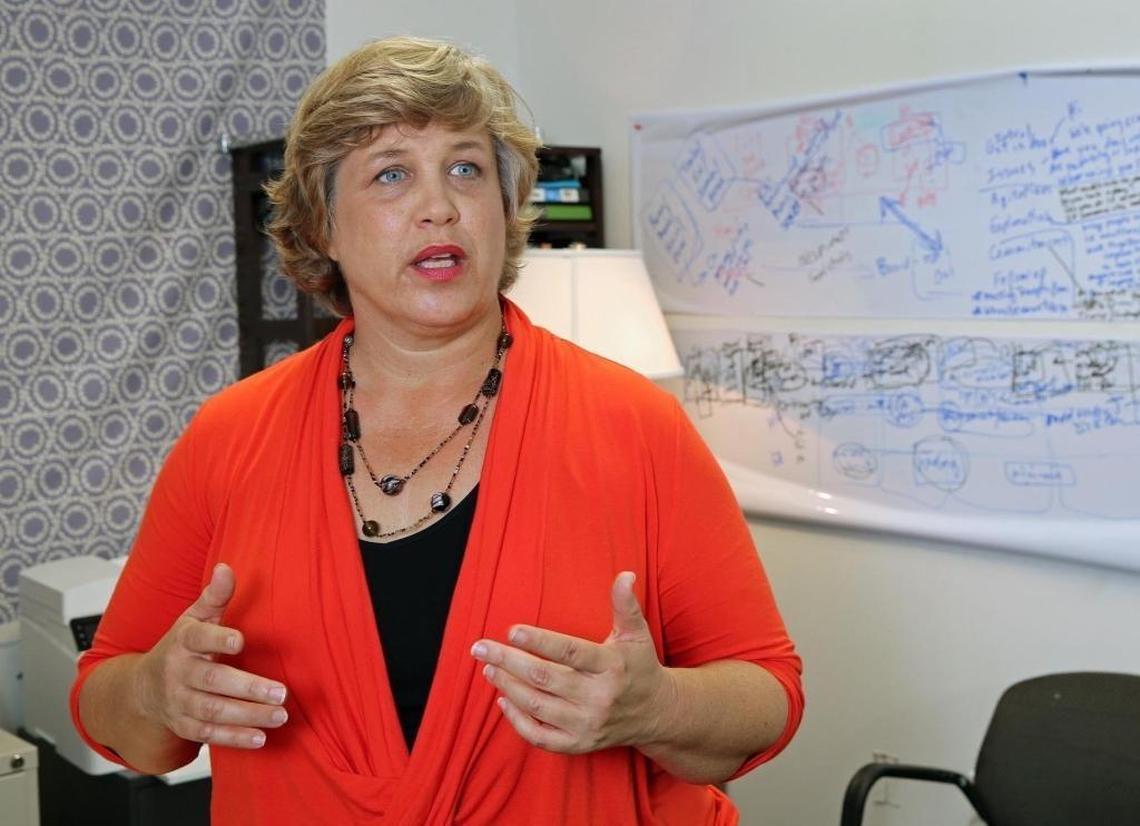 Jennifer Hill, an attorney with Advocacy Partners Team, is defending a woman imprisoned by immigration officials.