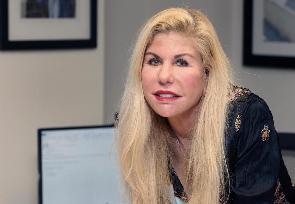 Immigration Attorney Tammy Fox-Isicoff in her office on Brickell Avenue in Miami.