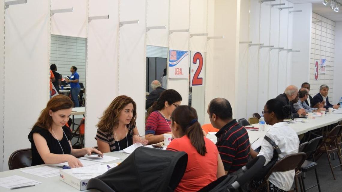 The demand for help with U.S. citizenship applications is increasing. On Saturday, some 400 people attended a naturalization workshop in Lauderhill hosted by several organizations.