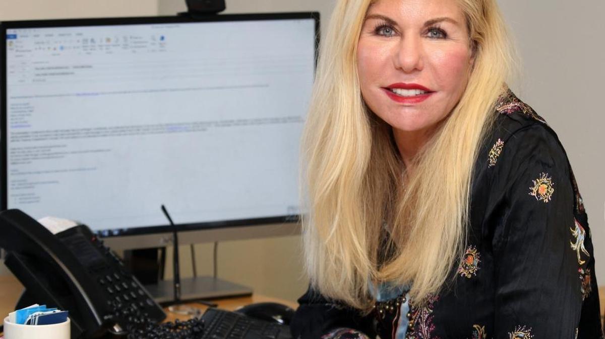 Immigration Attorney Tammy Fox-Isicoff in her office on Brickell Avenue.