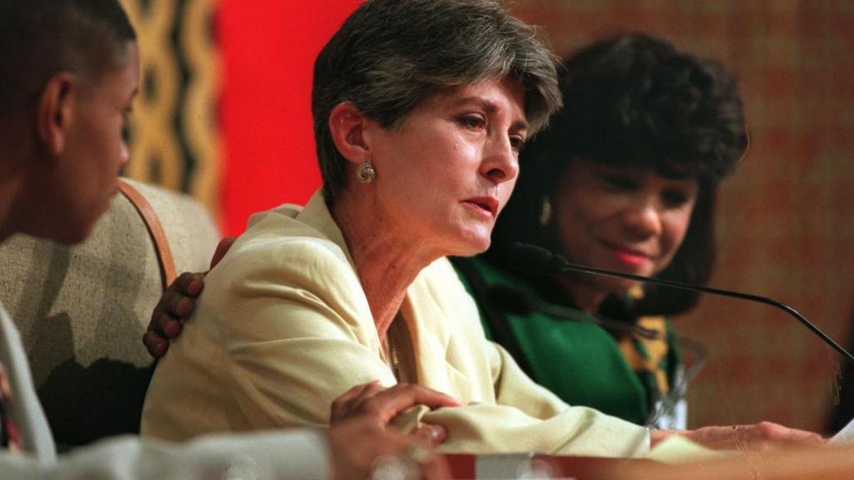 Former Miami-Dade School board Member Janet McAliley in 1996.