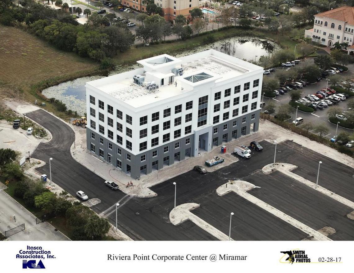 Construction was completed in June on the Riviera Point Corporate Center, a 72,000 square-foot office building at 2750 SW 145th Ave. in Miramar. $15 million in EB-5 funds from 30 investors were used to partially finance the project.