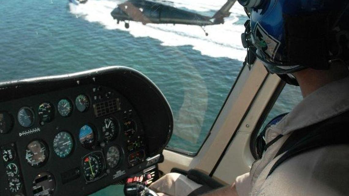 A Border Protection pilot monitors the Florida coast for undocumented immigrants.