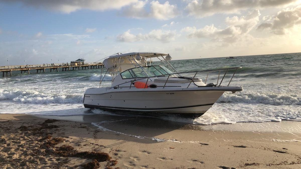 At least nine migrants are in federal custody after agents responded to a boat making landfall on Lauderdale-by-the-Sea on Dec. 19, 2021.