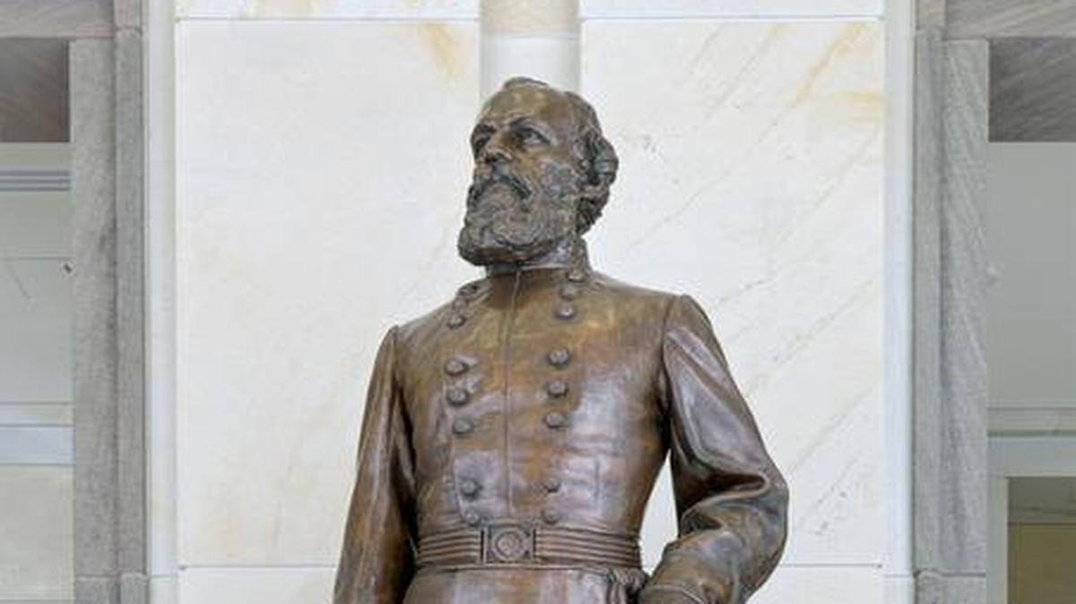 
Statue of Edmund Kirby Smith, Confederate general, in the U.S. Capitol 
