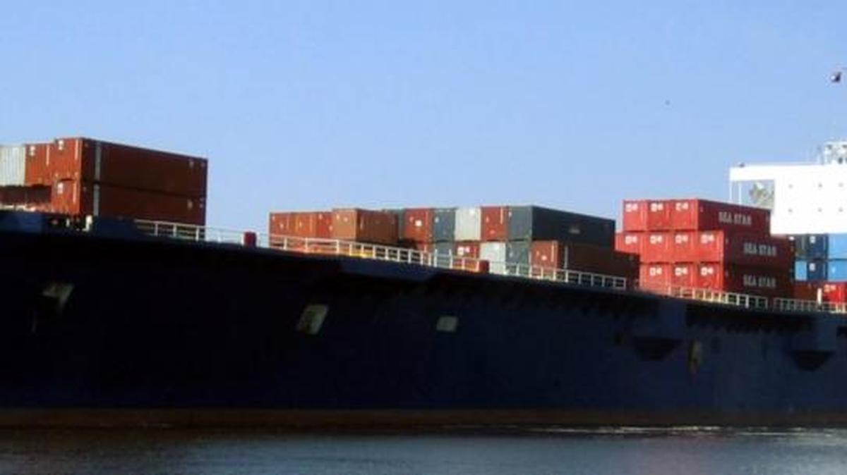 An undated photo provided by ship owner TOTE Maritime shows the cargo ship, El Faro, which sunk during Hurricane Joaquin off the Bahamas.