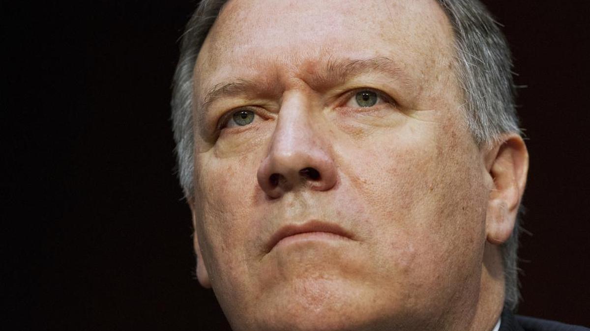 In this May 11, 2017, photo, CIA Director Mike Pompeo listens while testifying on Capitol Hill in Washington, before the Senate Intelligence Committee.
