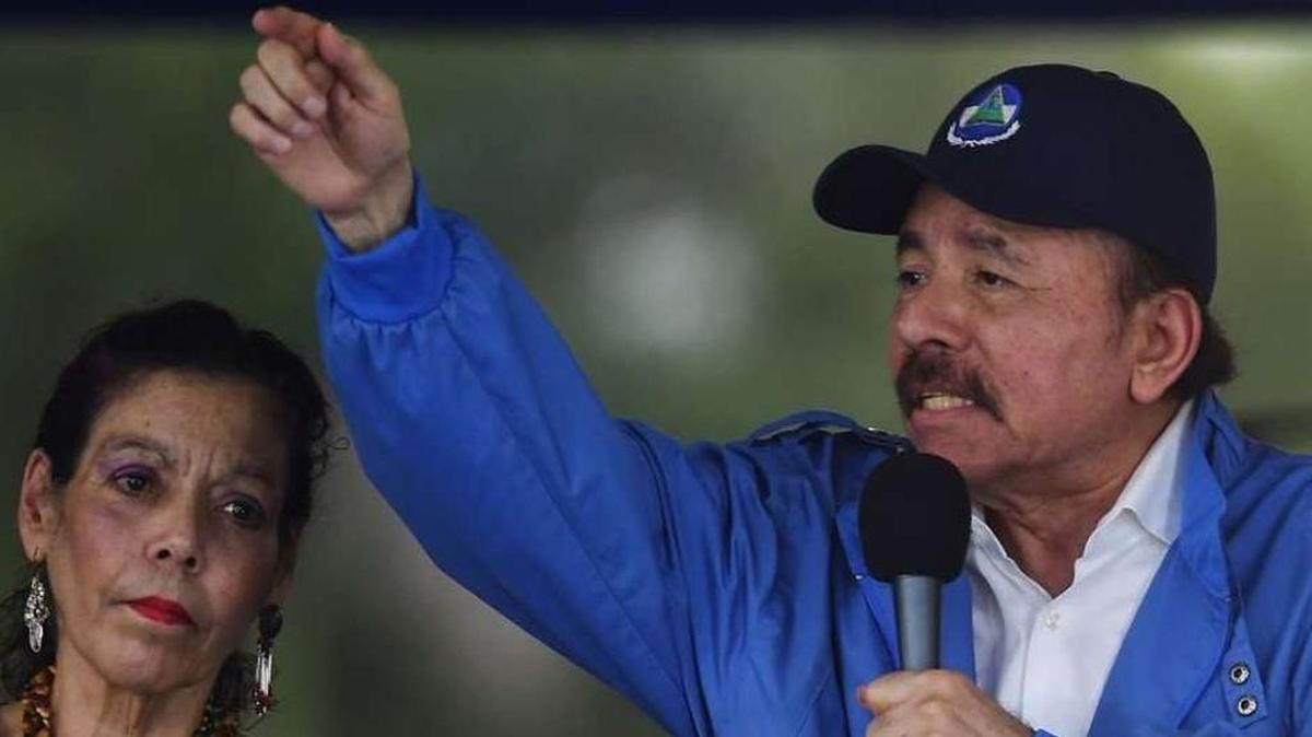 Nicaraguan President Daniel Ortega, with his wife, Rosario Murillo, has refused to hold early elections, which he likely would lose.