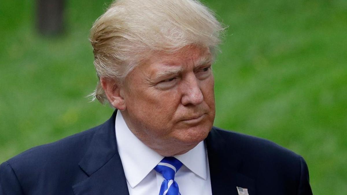 Republican presidential candidate Donald Trump visits the Gerald R. Ford Presidential Museum on Friday, Sept. 30, 2016, in Grand Rapids, Michigan.