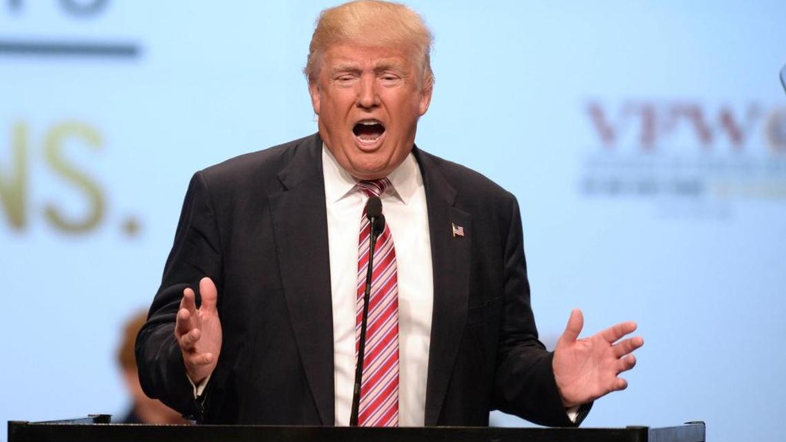 Republican presidential nominee Donald Trump