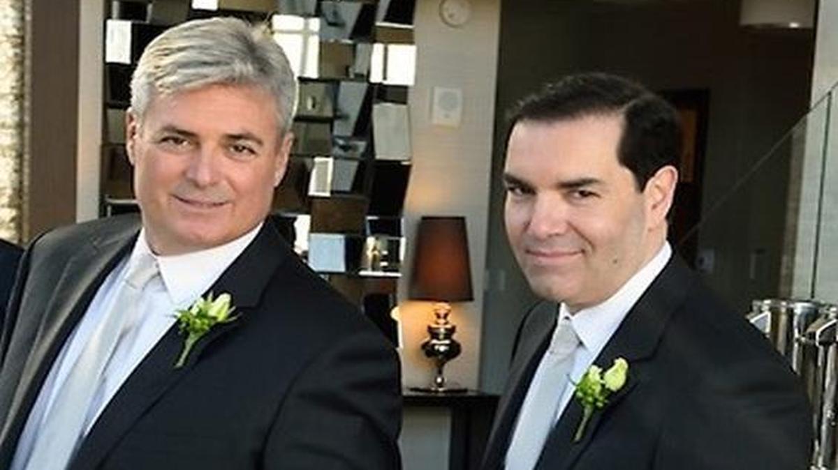
Belen Jesuit alumni Victor Vianello and banker Joseph Cross married in New York in January, but the Miami school won't run the wedding announcement in the alumni magazine.

