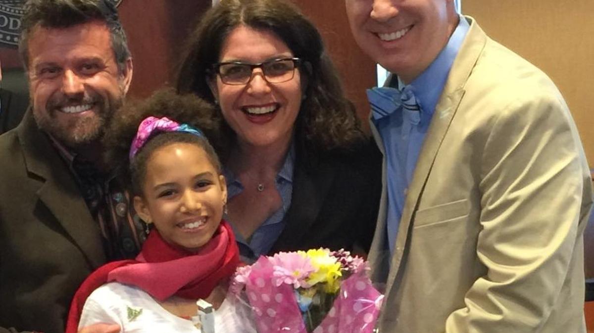 After parenting for almost a decade, unmarried partners Melton Goodwin and Thomas Mamrosh were finally able to adopt Kendra, 11, with the help of attorney Elizabeth Schwartz.