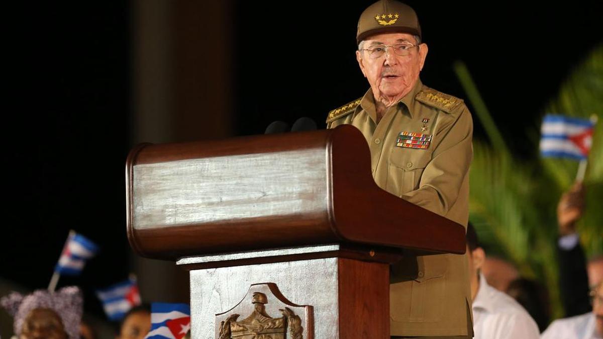 Cuban leader Raúl Castro