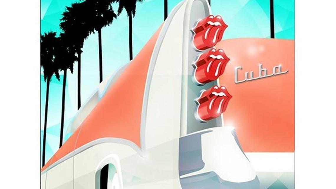 Official poster for the Rolling Stones historic concert in Havana on March 25