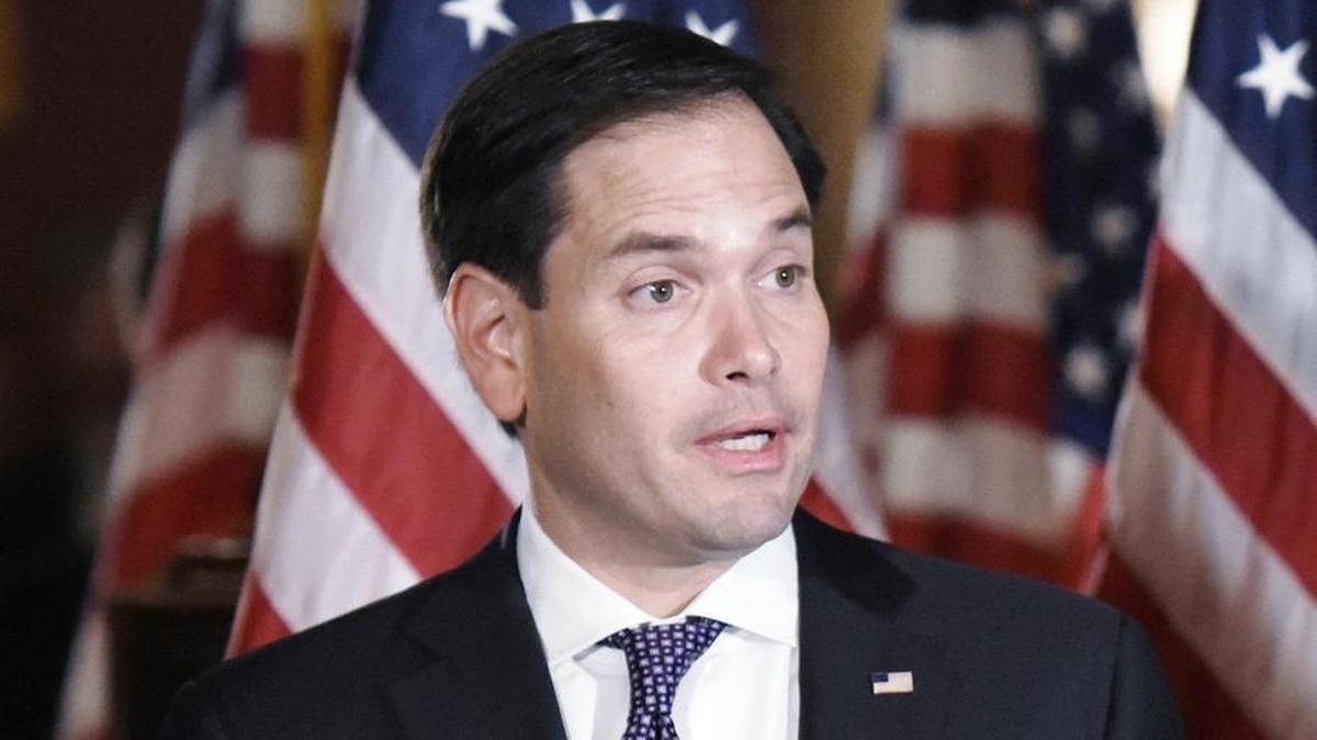 Sen. Marco Rubio on Capitol Hill in Washington, D.C., on October 25, 2017, during a session about the importance of the child tax credit.