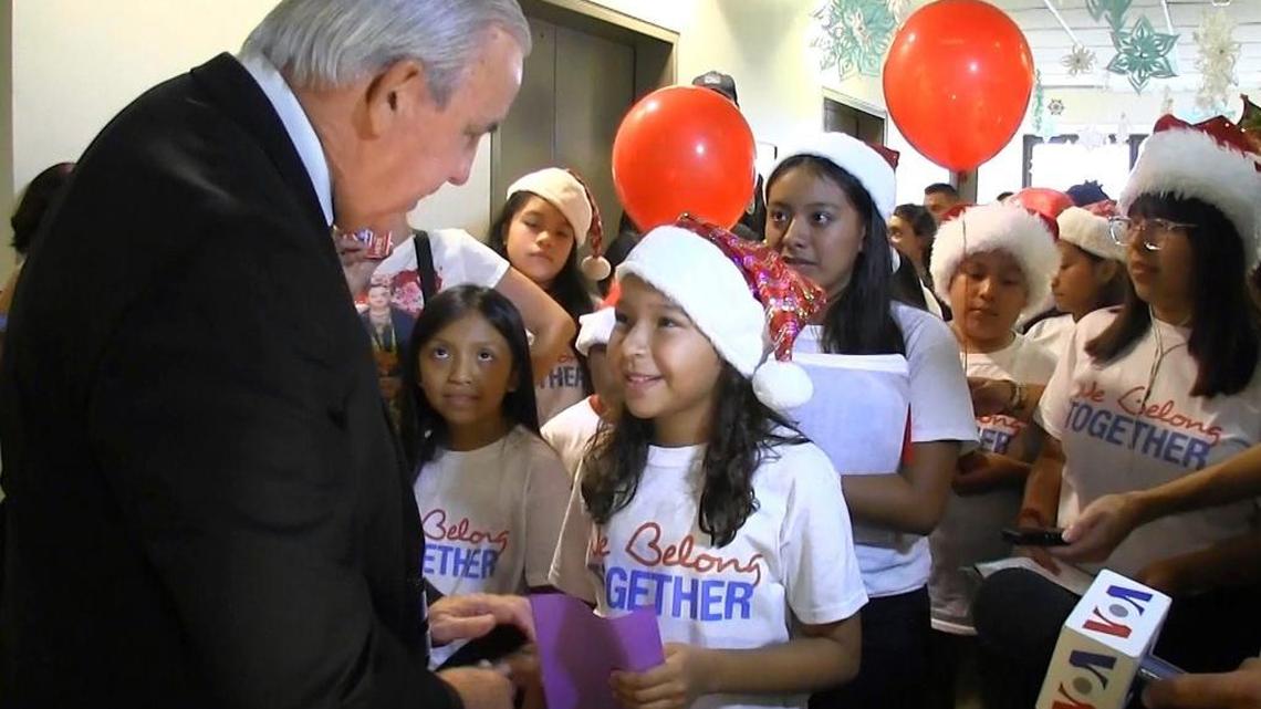In December, Mayor Carlos Gimenez was warmly greeting immigrant children asking him to keep Miami a sanctuary. But now, he’s acquiescing to President Trump’s order to turn over undocumented immigrants to federal authorities.