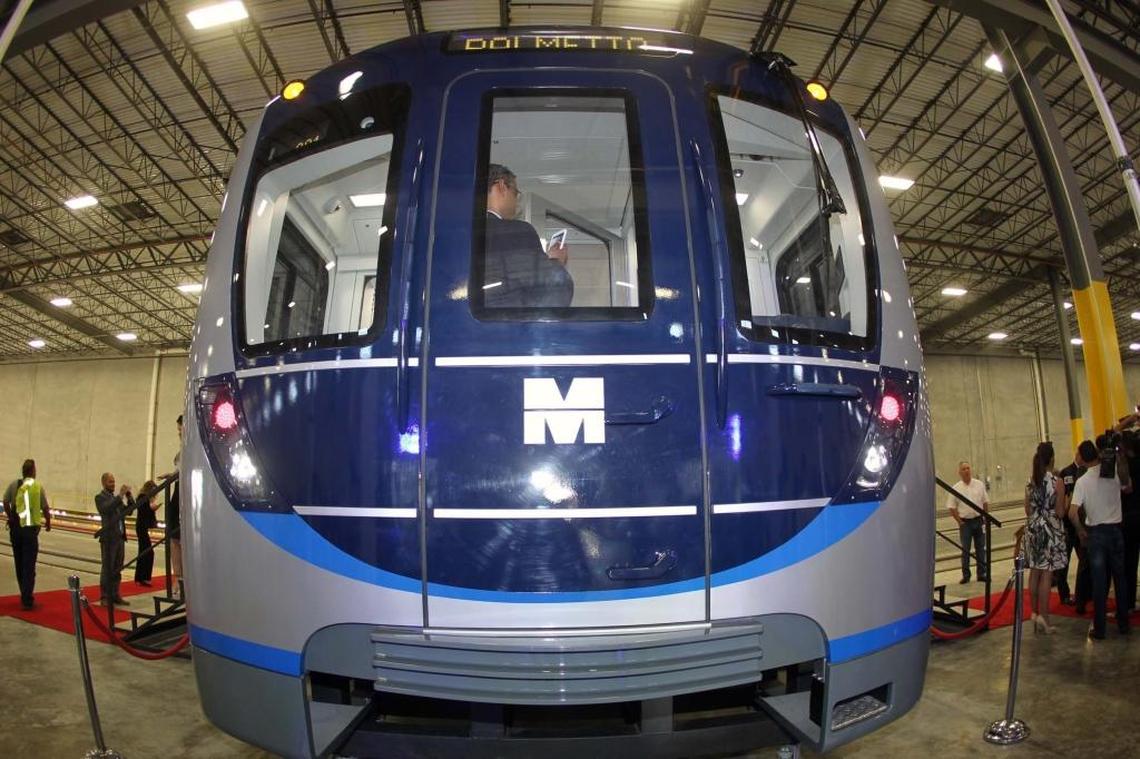 Protoype of the new Metrorail cars that are due in 2019.
