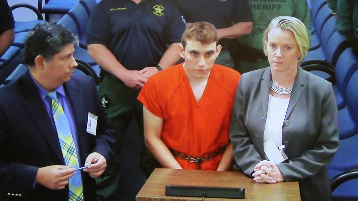 Shooting suspect Nikolas Cruz makes a video appearance in Broward County court before Judge Kim Theresa Mollica. Cruz is facing 17 charges of premeditated murder in the mass shooting at Marjory Stoneman Douglas High School in Parkland.