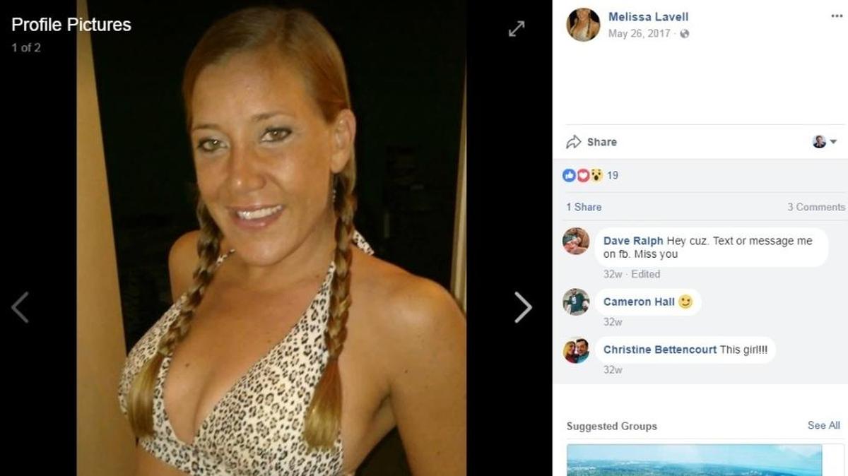 Boynton Beach police identified Melissa Lavell, 31, as the woman who was fatally struck by a Brightline train Jan. 12, 2018, the night before its official public launch. This is Lavell’s Facebook cover image.