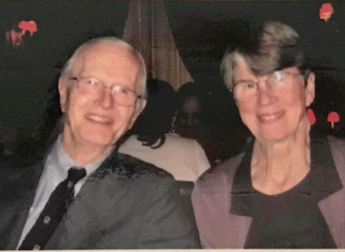 U.S. District Judge William Hoeveler with the late former U.S. Attorney General Janet Reno