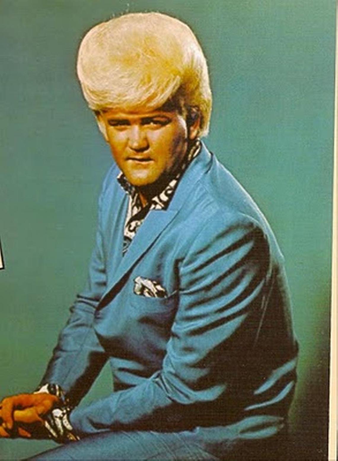 Wayne Cochran, with his trademark platinum pompadour in the 1960s.