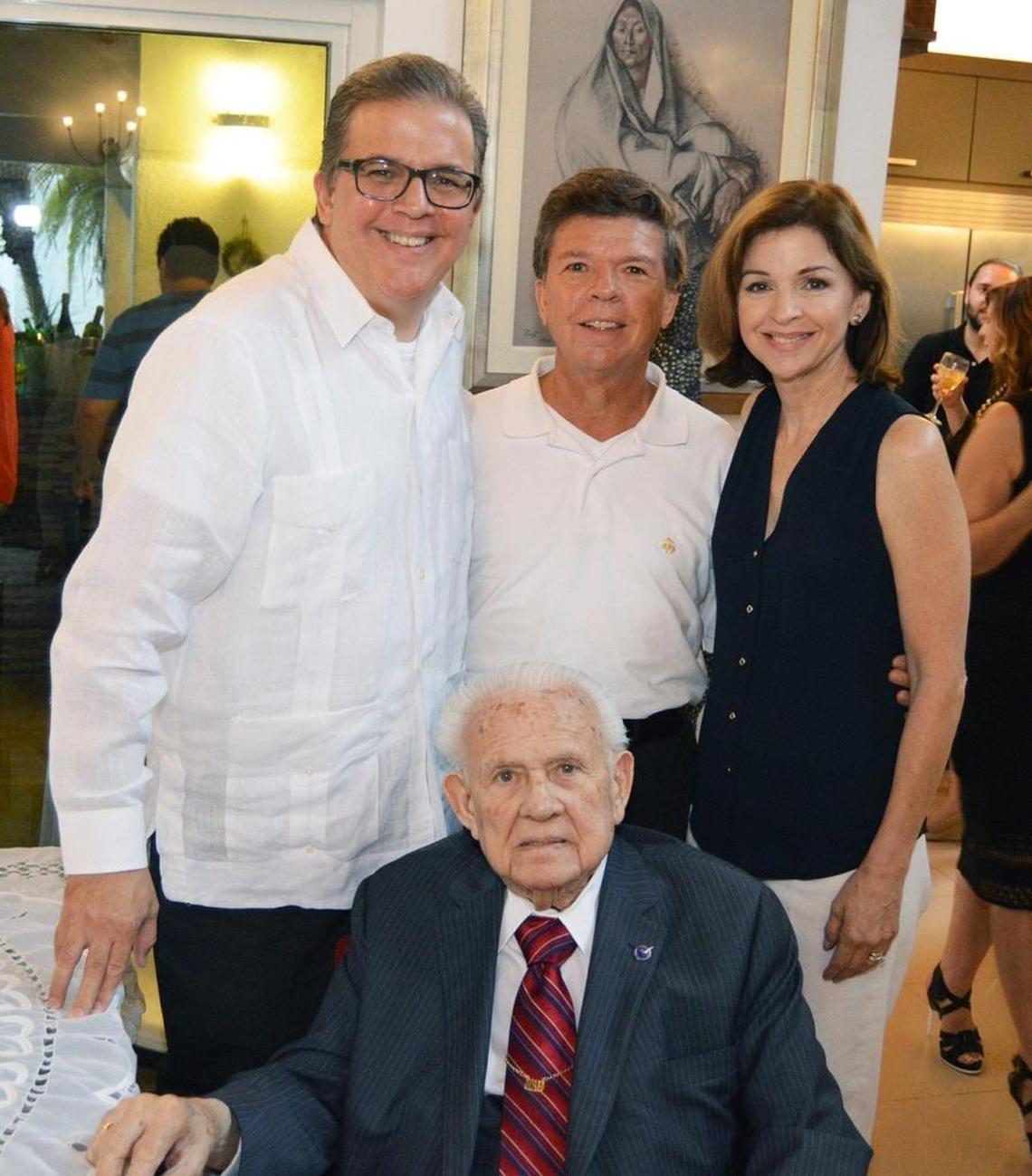 Alejandro Aguirre, Horacio Aguirre, Horacio S. Aguirre and Helen Aguirre Ferré.