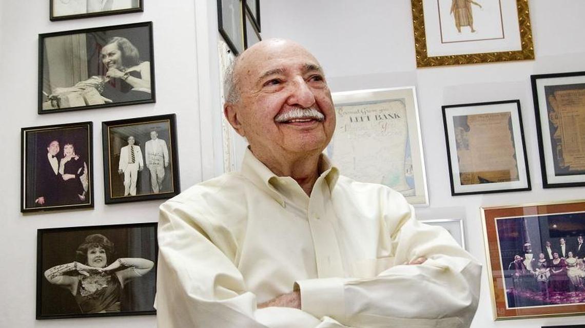 Charlie Cinnamon, founder of the Coconut Grove Arts Festival, had framed memories of the early days of the festival on the walls in his former Lincoln Road office. The beloved press agent, who died in 2016, is seen here on Feb. 11, 2013.